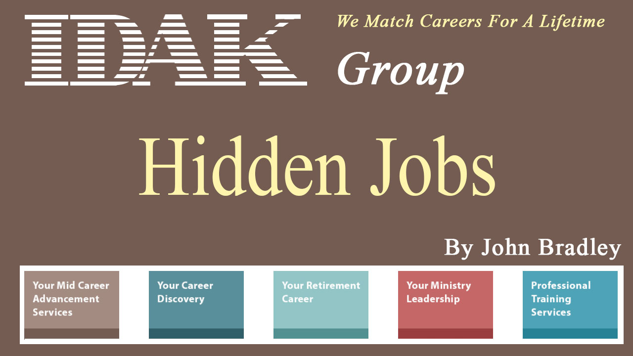 What are the hidden jobs and how are they different from posted job vacancies?